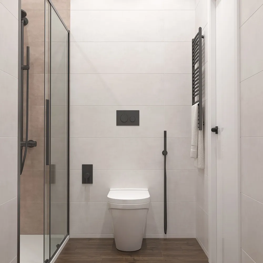 Плитка Декор Loft Taupe 30x90 в интерьере