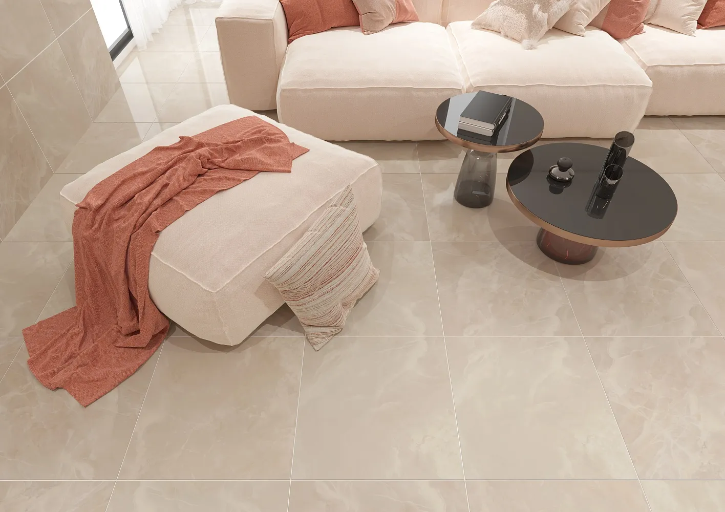 Плитка Декор Piastra Ivory 30x90 в интерьере