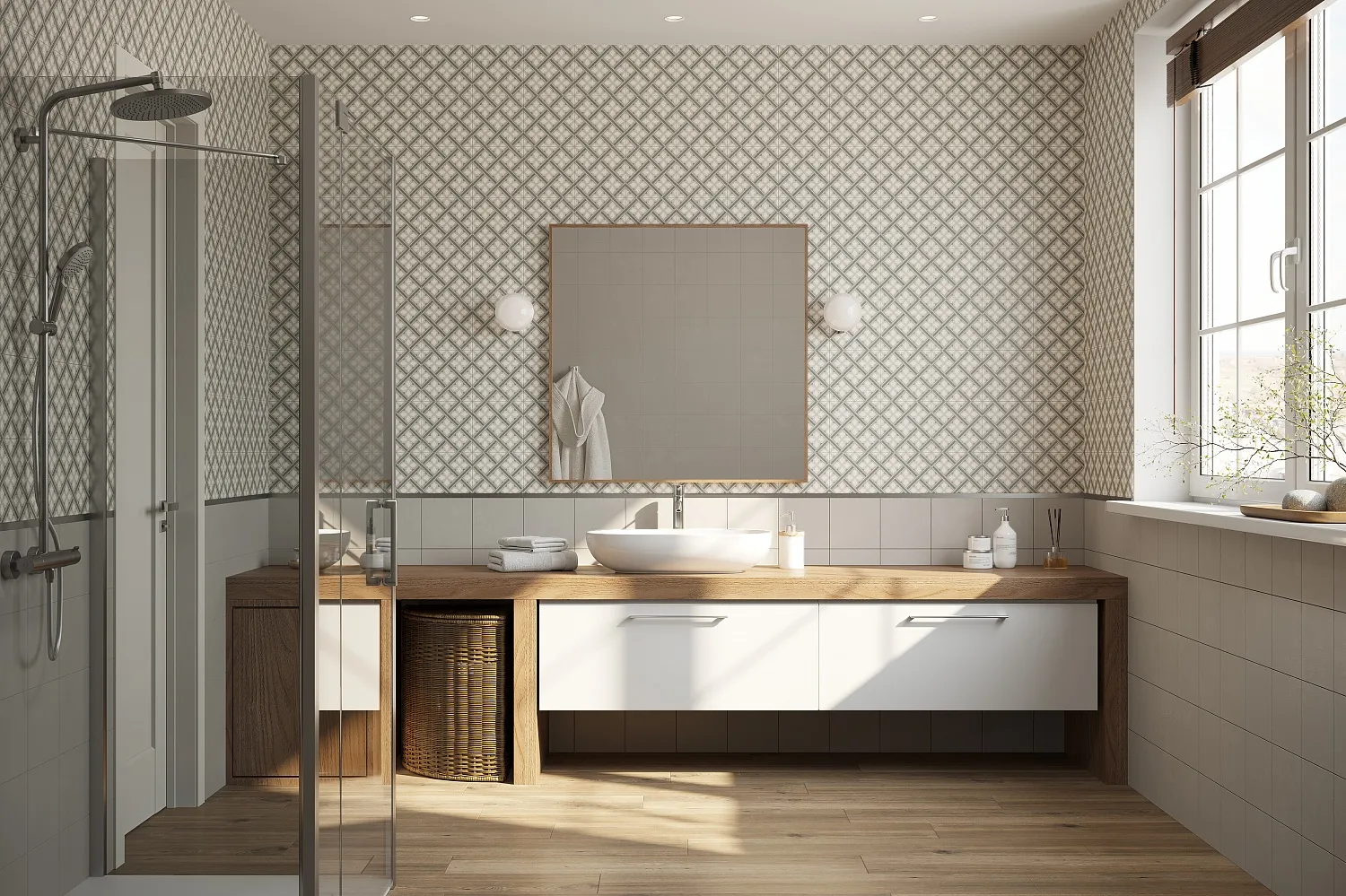 Плитка Fresh 3 20x20 в интерьере