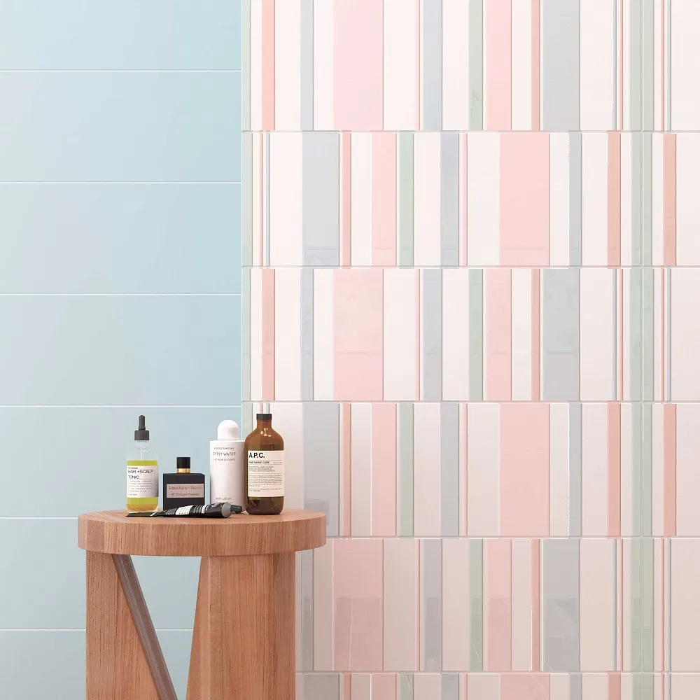 Плитка Aurora Rosa 20x60 в интерьере