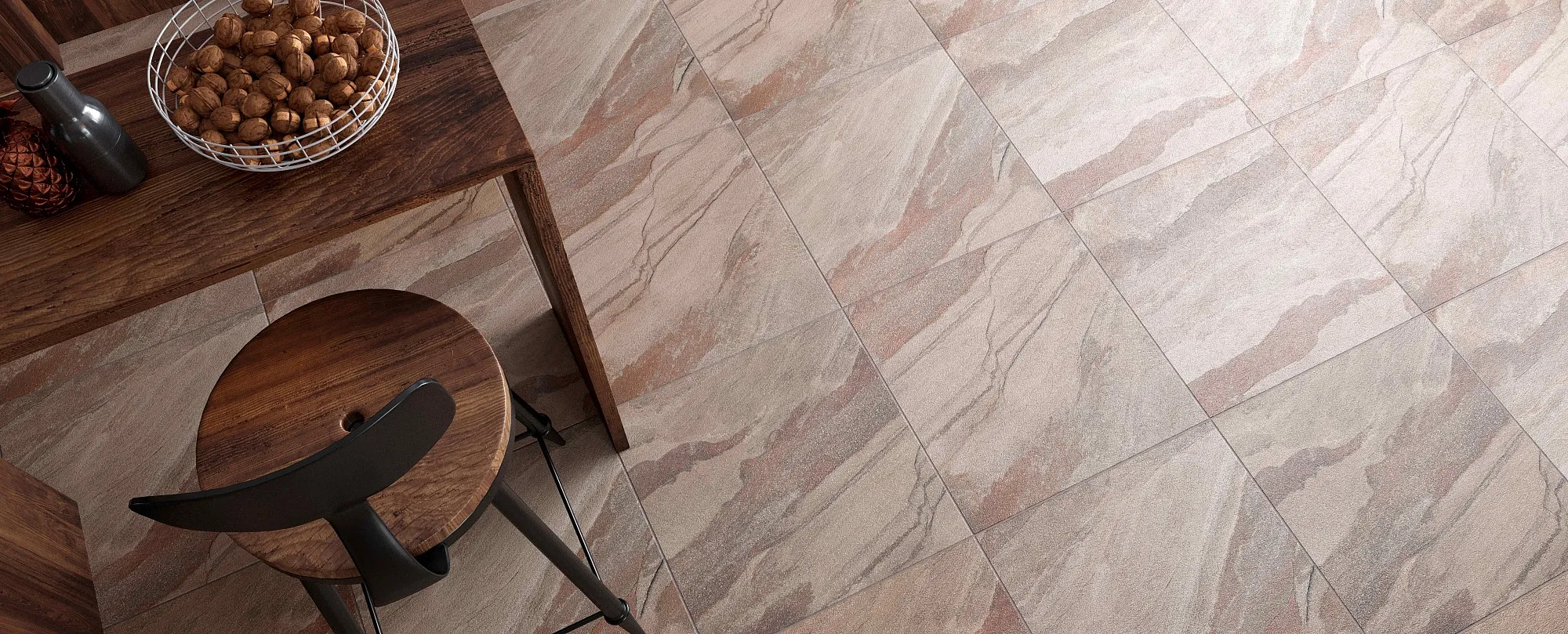 Плитка Slate Grey 60x120 в интерьере