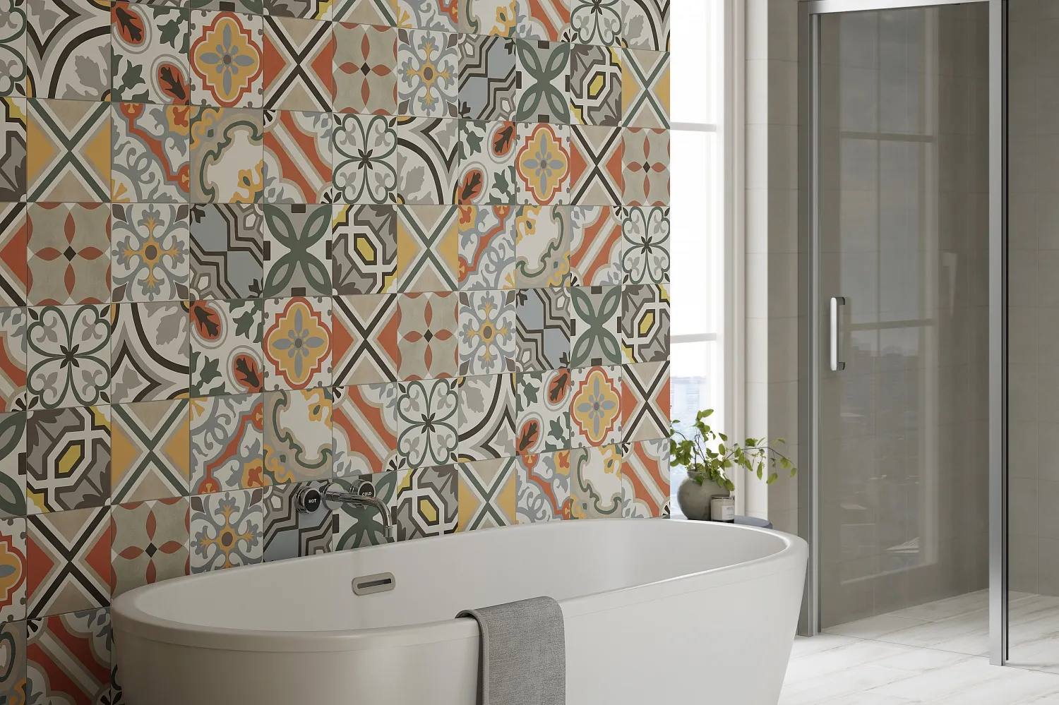 Плитка Poly 4 20x20 в интерьере