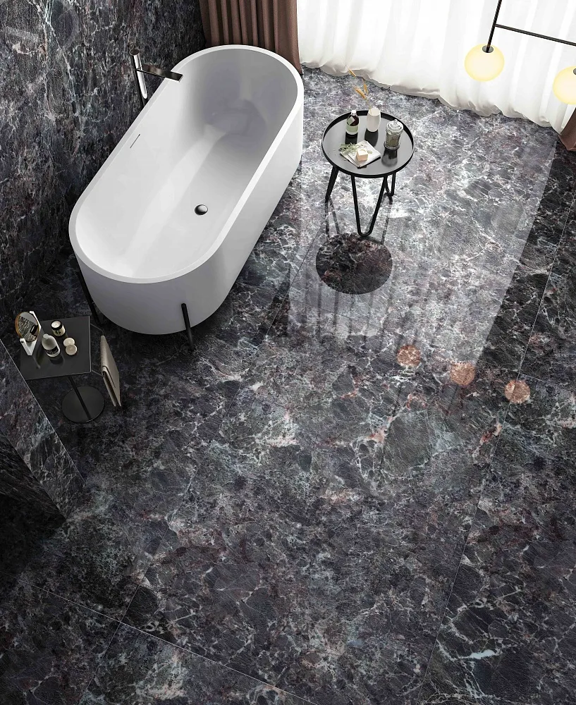 Плитка Sunhearrt Dyna Fantastico Grey 80x160 в интерьере