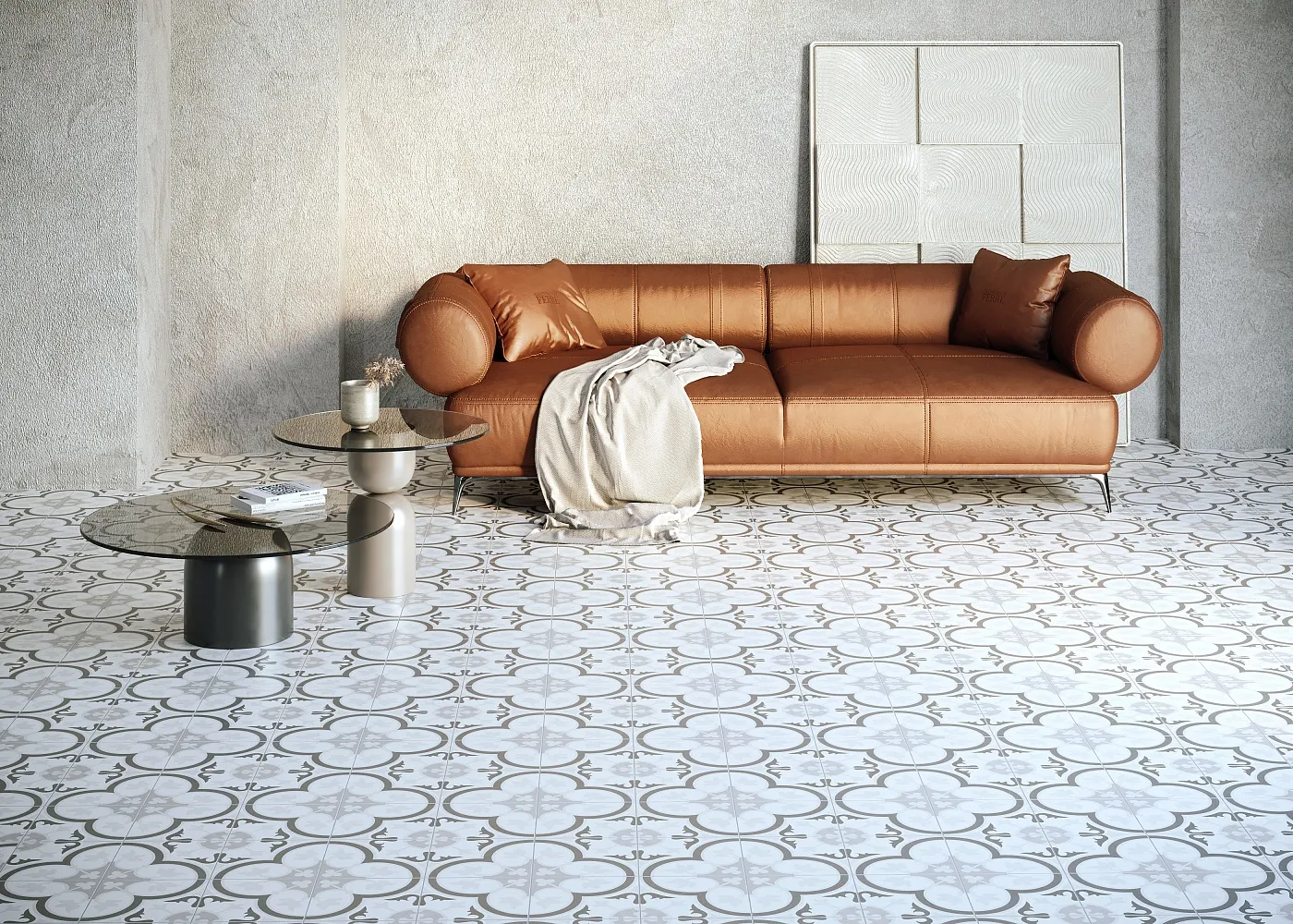 Плитка Pixel 2 20x20 в интерьере