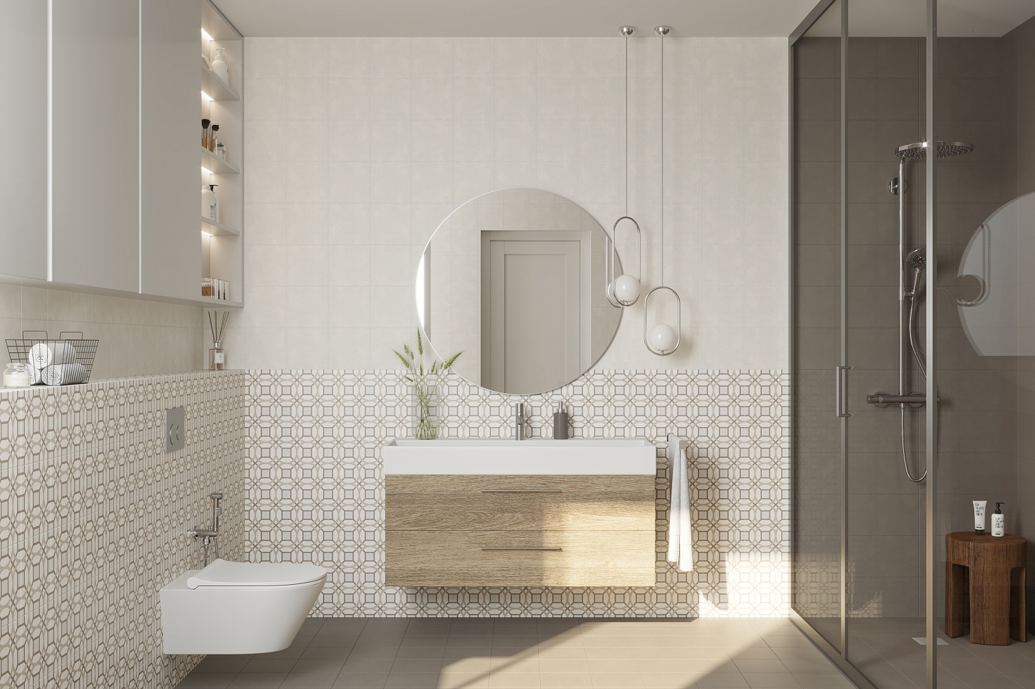 Плитка Fresh 1 20x20 в интерьере