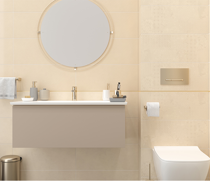 Плитка Бордюр Effetto Catena Unico 3x25 в интерьере