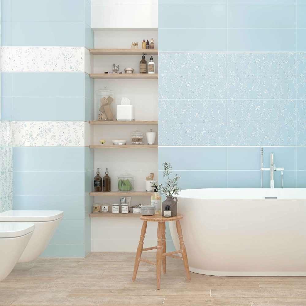 Плитка Aurora Bianco 20x60 в интерьере