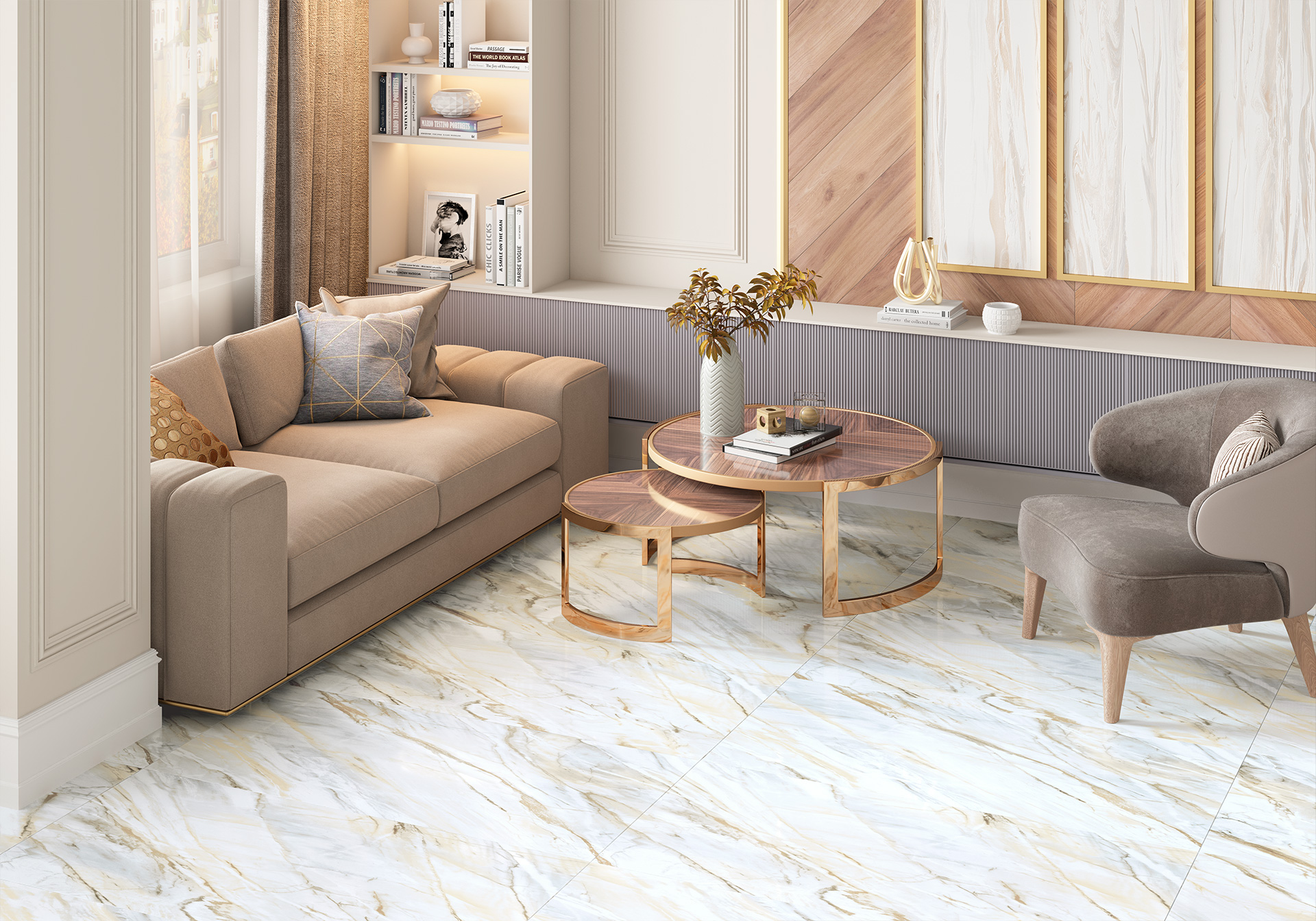 Плитка Delacora Brazylyan Sky в интерьере