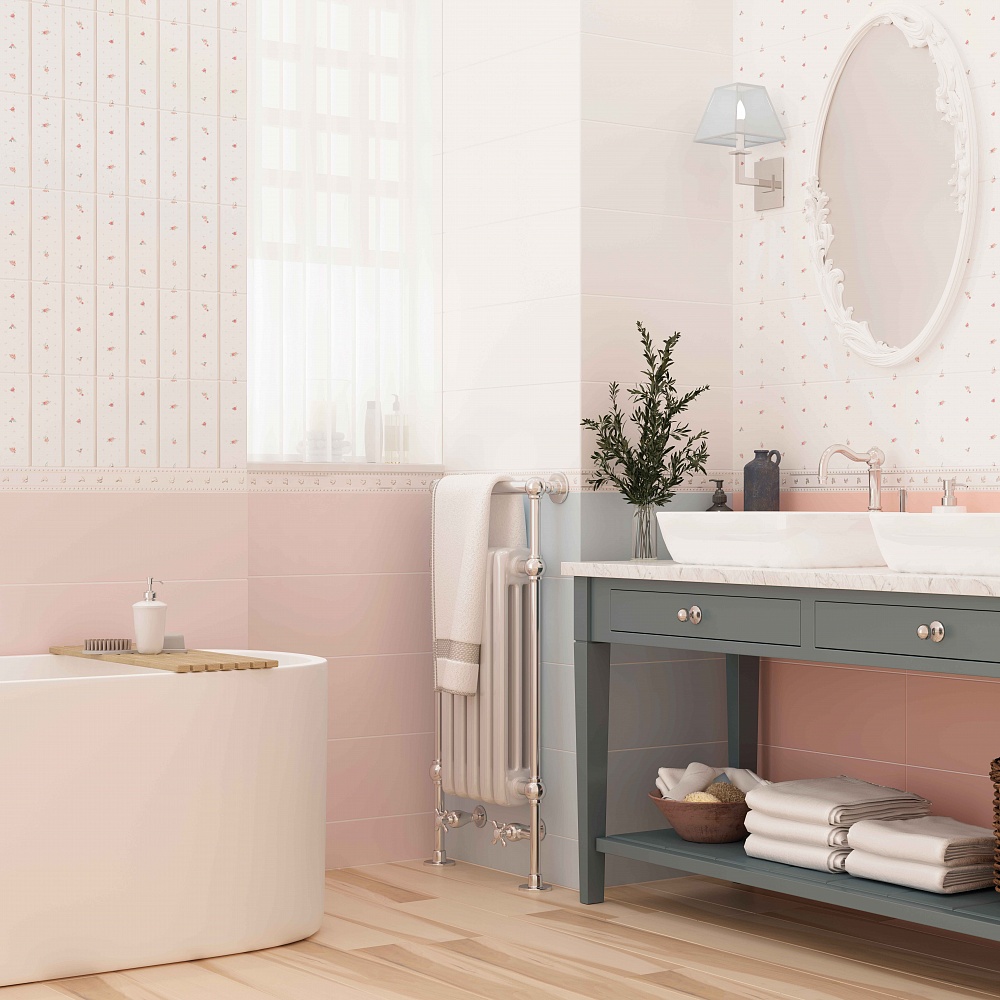 Плитка Aurora Bianco 20x60 в интерьере