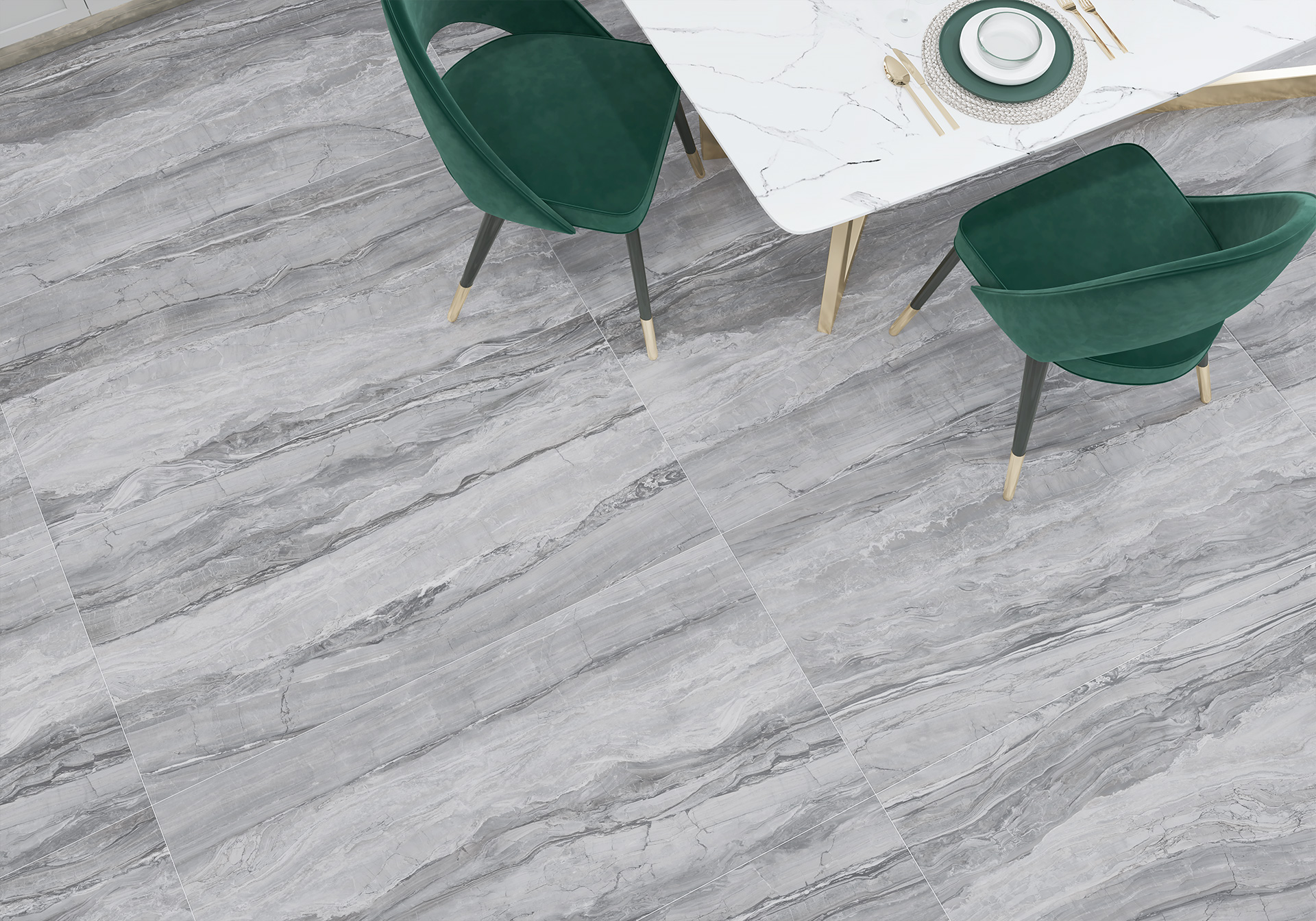 Плитка Delacora Magnum Chocolate в интерьере