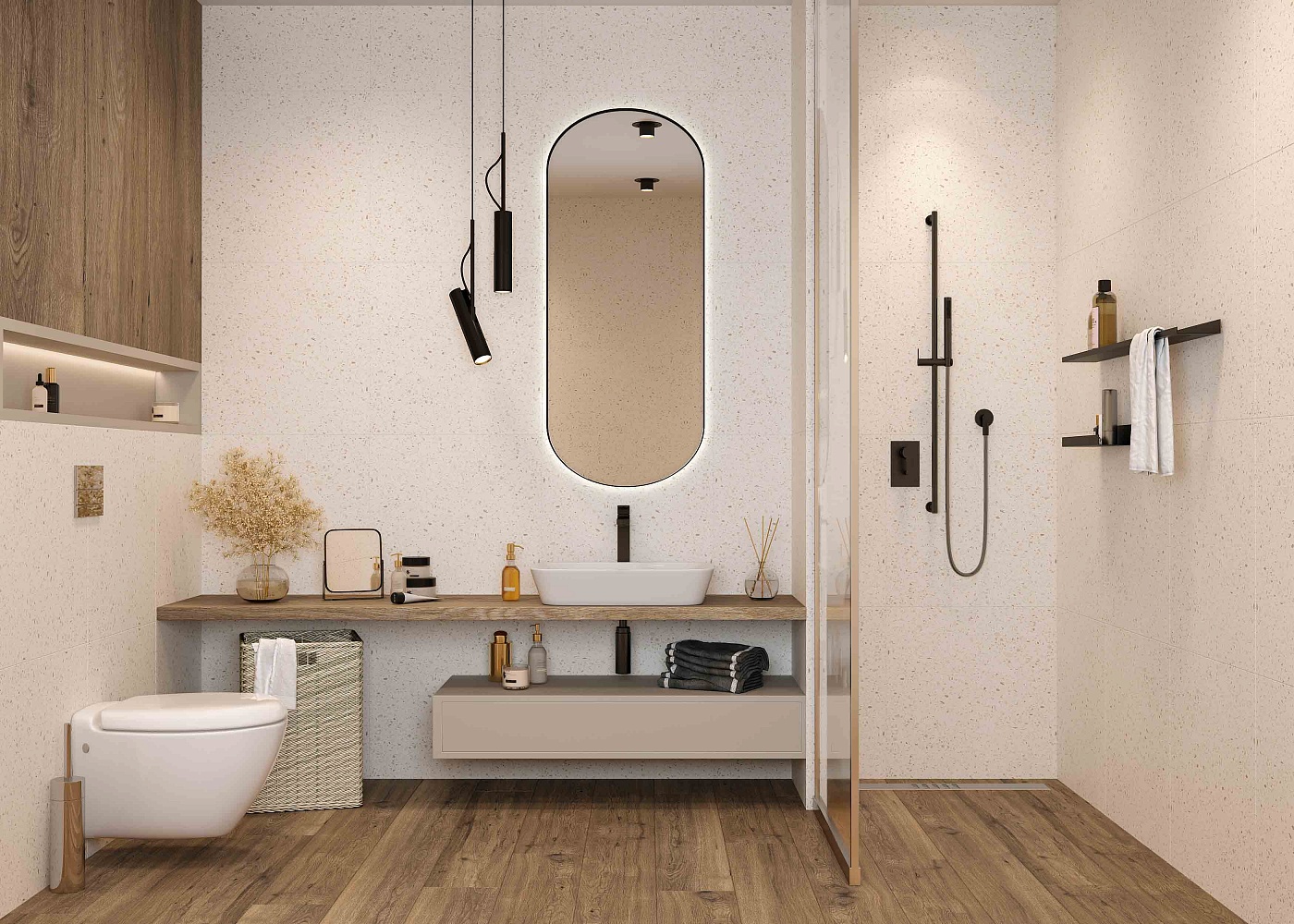 Плитка Neutron Crema 60x60 в интерьере