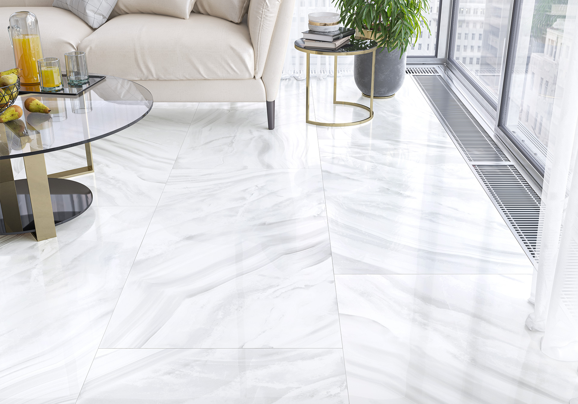 Плитка Delacora Onice Crystal в интерьере