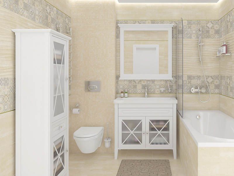 Плитка Ceramica Classic Terma белый в интерьере