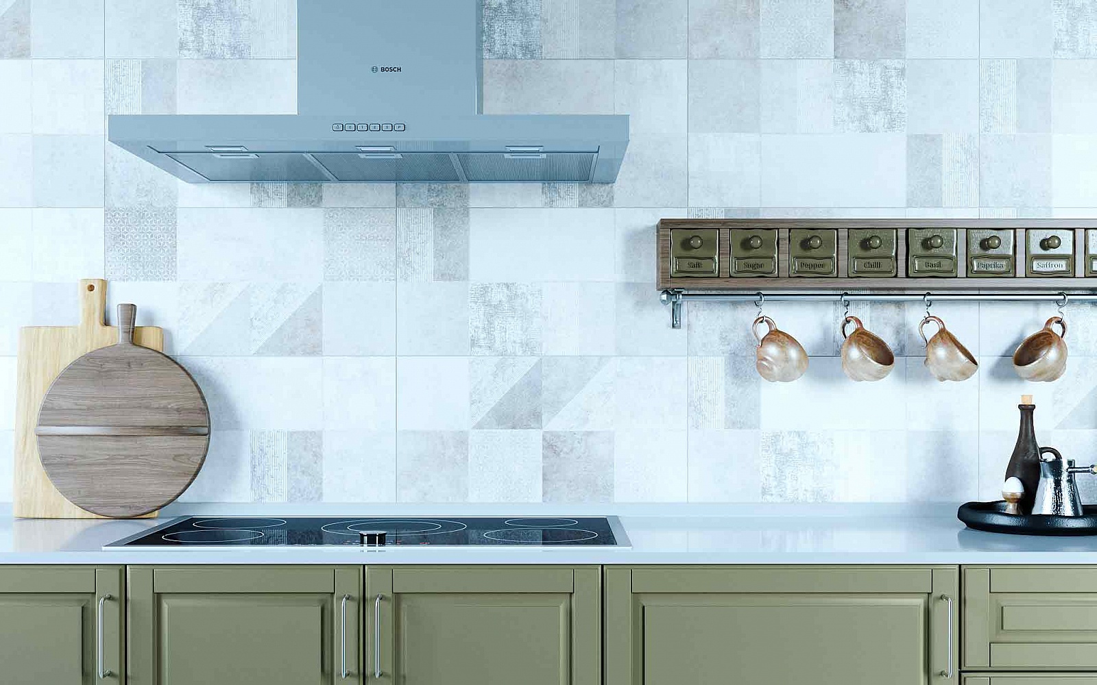 Плитка Unicorn Tears Sky 30x60 в интерьере