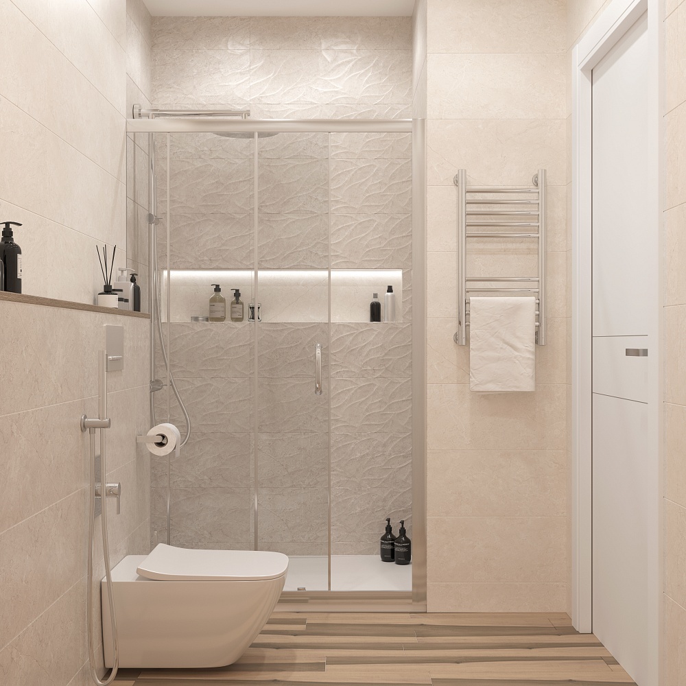 Плитка Royal Sand Grey 60x60 в интерьере