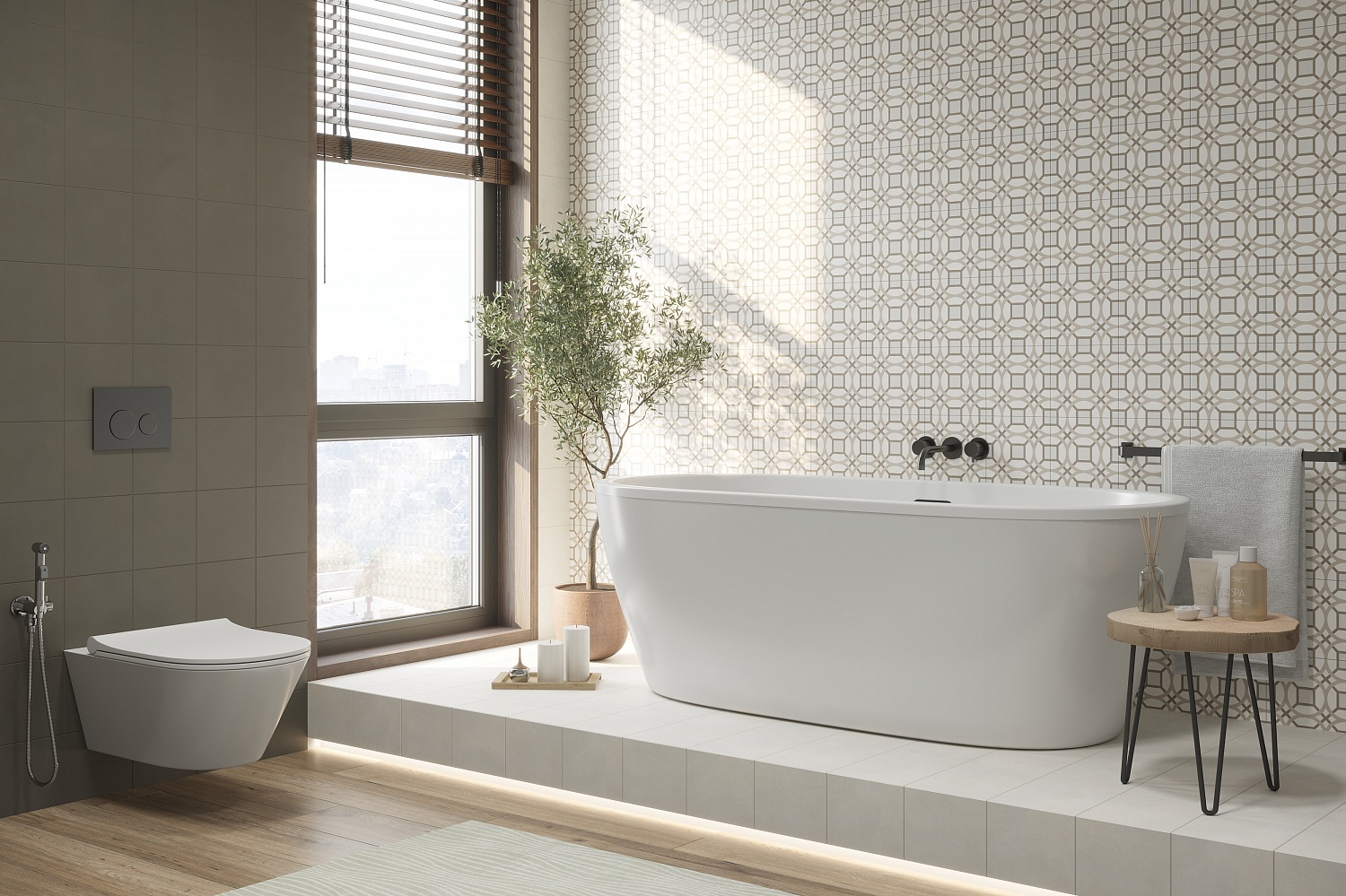 Плитка Fresh 1 20x20 в интерьере