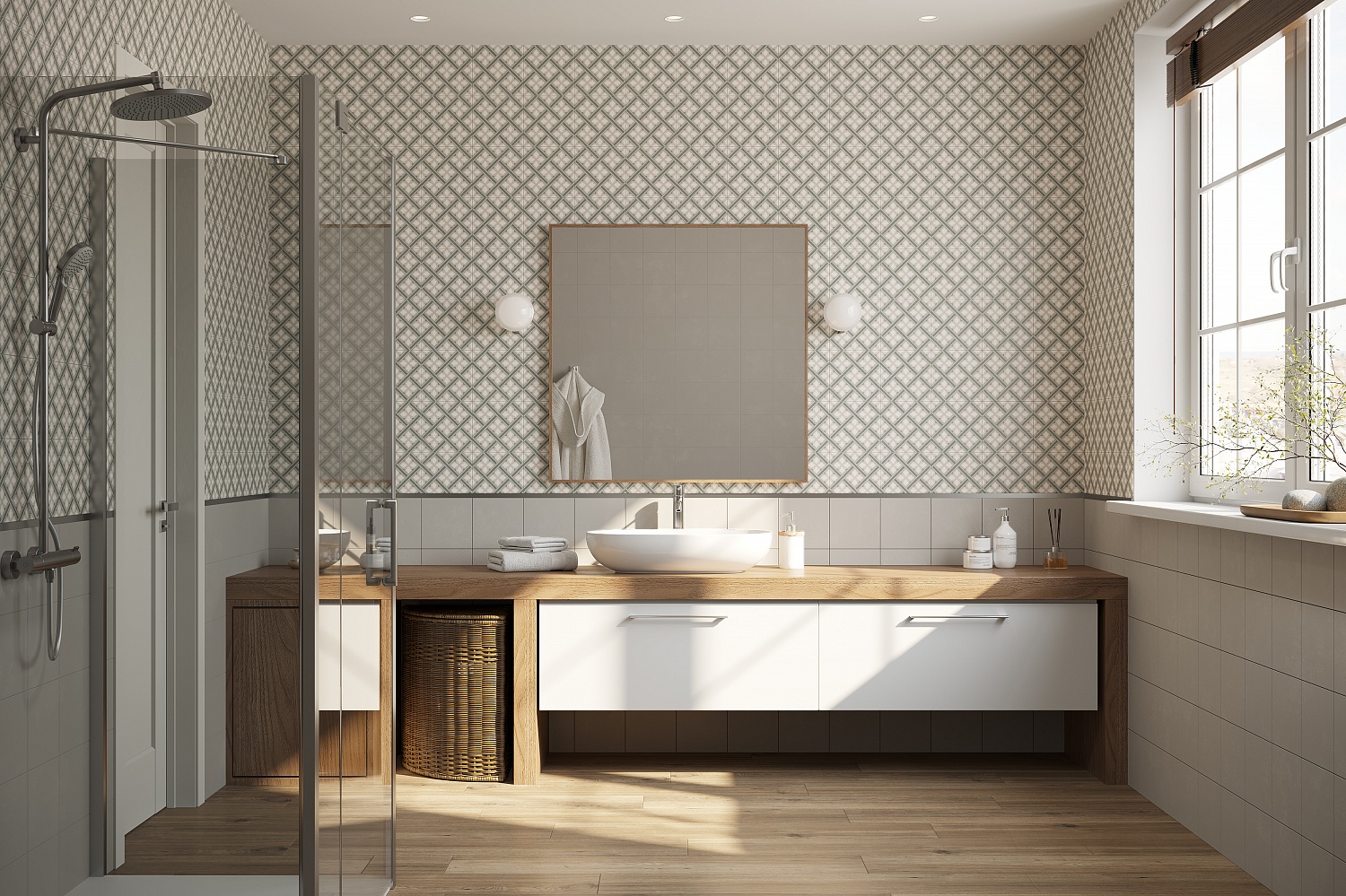 Плитка Fresh 1 20x20 в интерьере