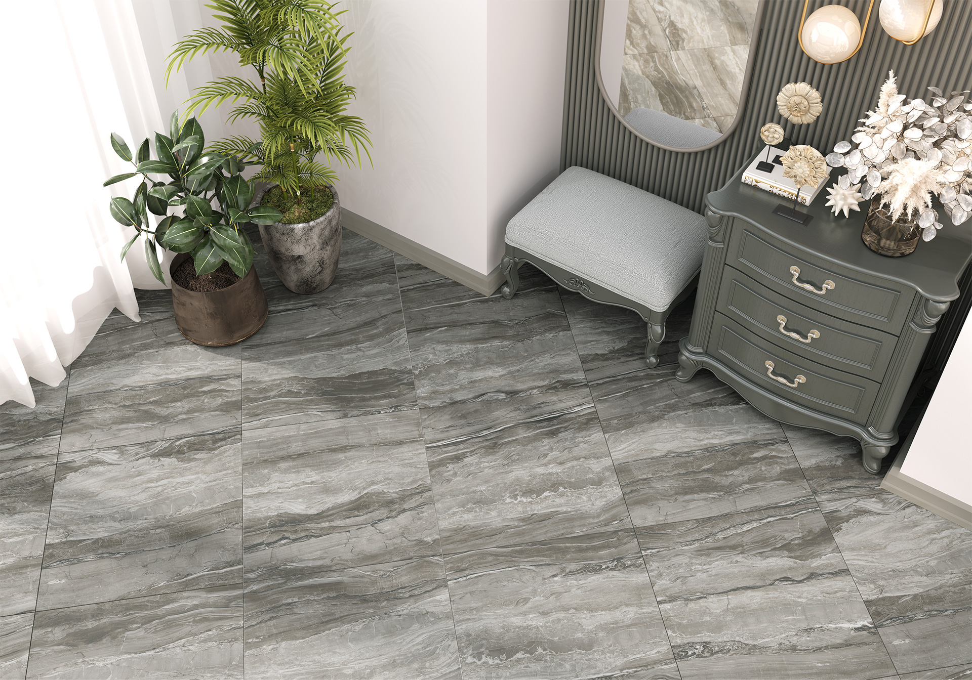 Плитка Delacora Magnum Chocolate в интерьере