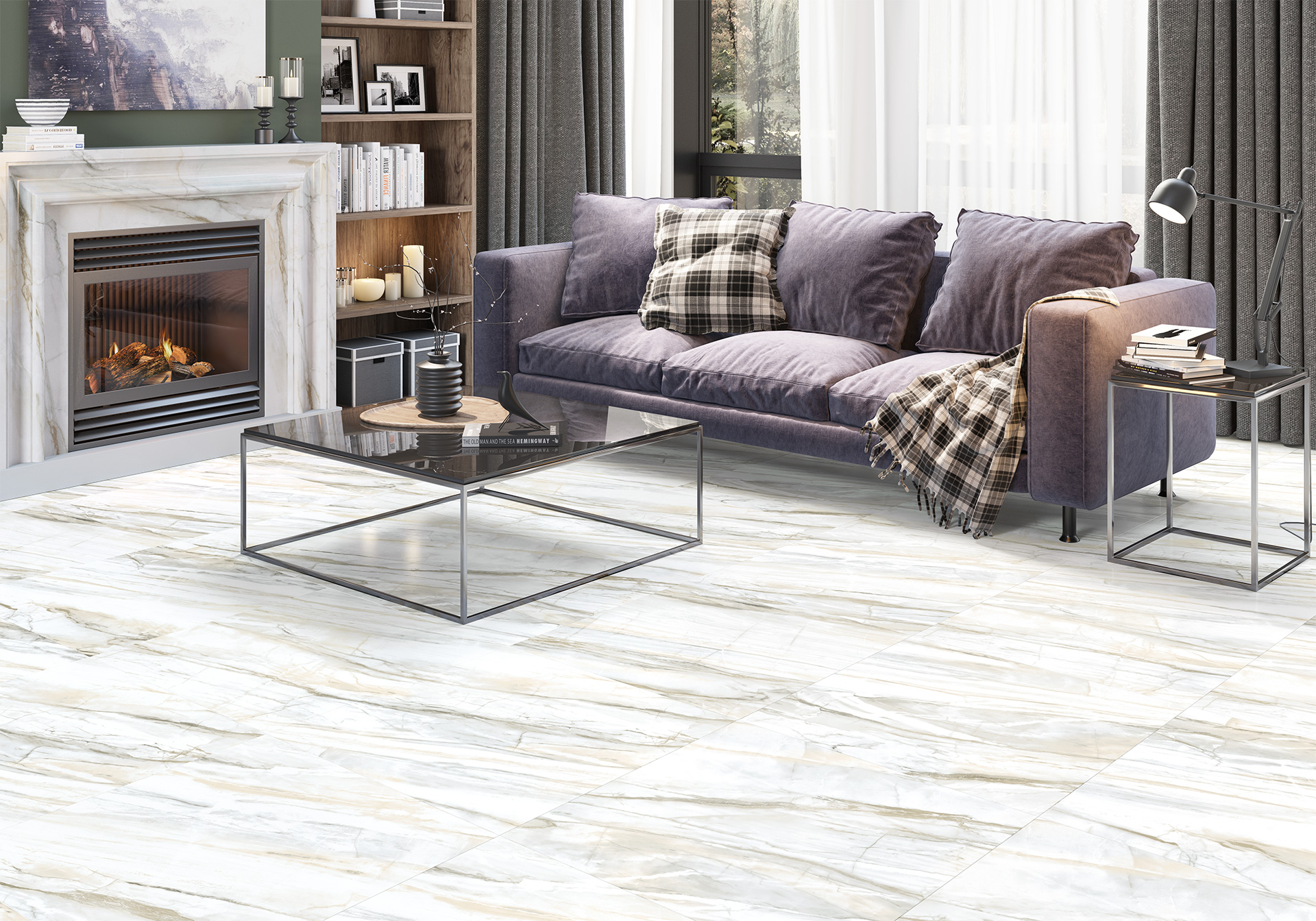 Плитка Delacora Brazylyan Sky в интерьере