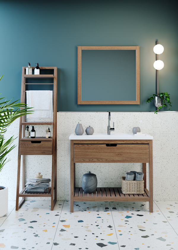 Плитка Cray Light Shards 60x60 в интерьере