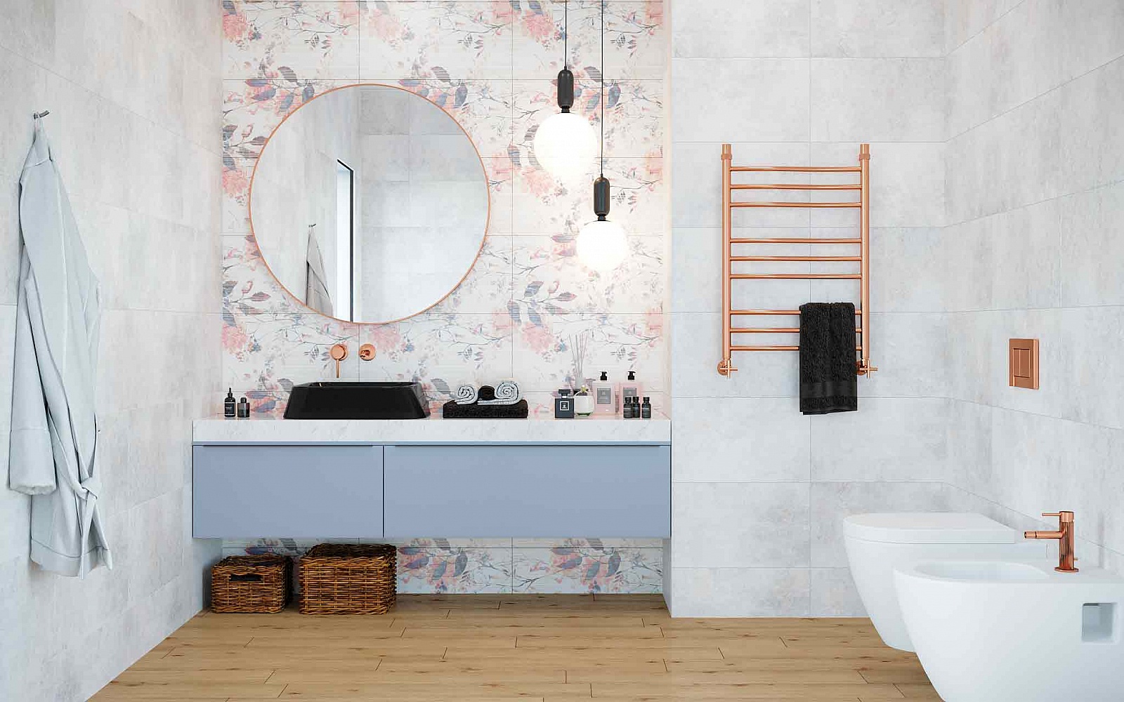 Плитка Unicorn Tears Sky 30x60 в интерьере