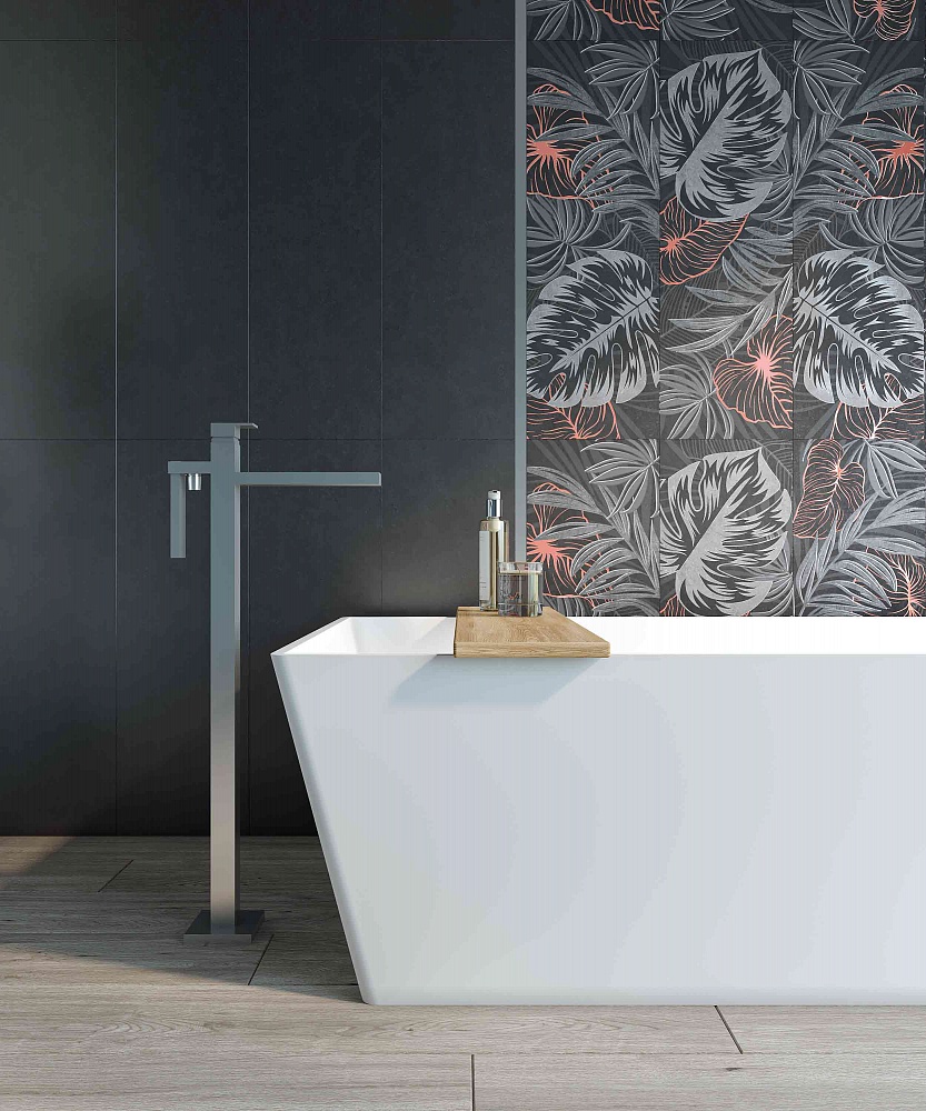 Плитка Pandora Flint 30x90 в интерьере