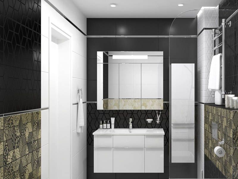 Плитка Ceramica Classic Tabu чёрный в интерьере