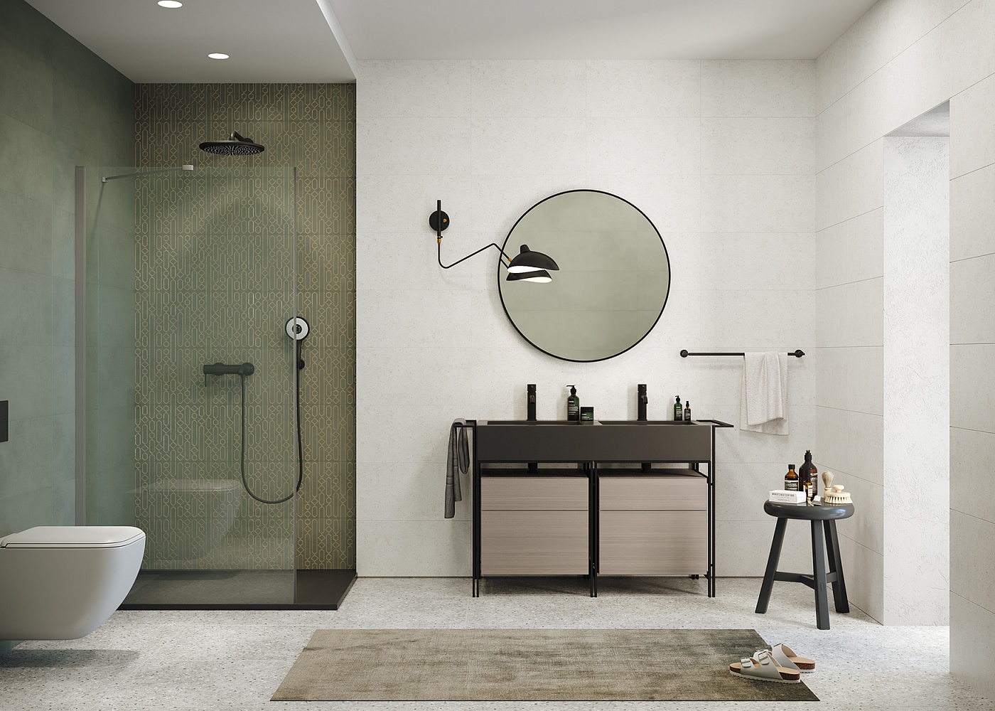 Плитка Вставка Destiny Willy 30x60 в интерьере