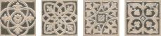Kerama Marazzi Вставка Парнас коричневый лаппатированный