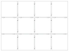 Конфетти белый, полотно из 12 частей