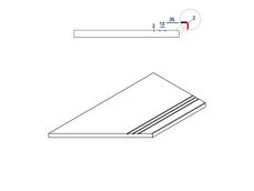Италон Magnetique x2 Mineral White Bor.30x60 Grip SX