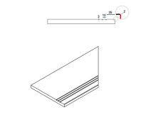 Италон Magnetique x2 Mineral White Bor.30x60 Grip DX