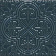 Декор Kerama Marazzi KMD3STA004BN Фес бирюзовый темный глянцевый 15x15